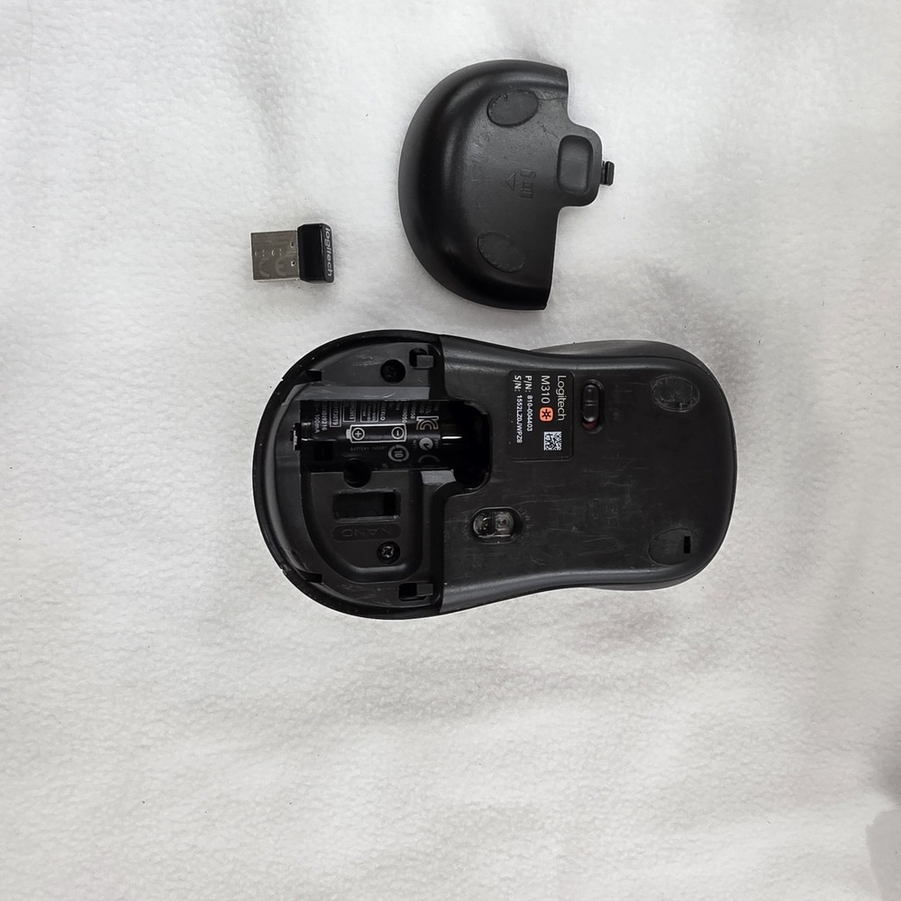 Logitech M310 Wireless Mouse Black - Complete With USB Nano Receiver & Cover - Picture 5 of 7